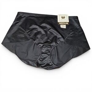 Wacoal Briefs Womens XXL Black Smoothline High Waist Panties 80595